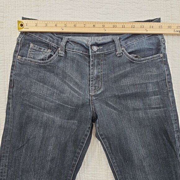 7 For All Mankind High Waist Ankle Gwenevere Jeans Women's 30 (30x31) Skinny EUC - Picture 3 of 16